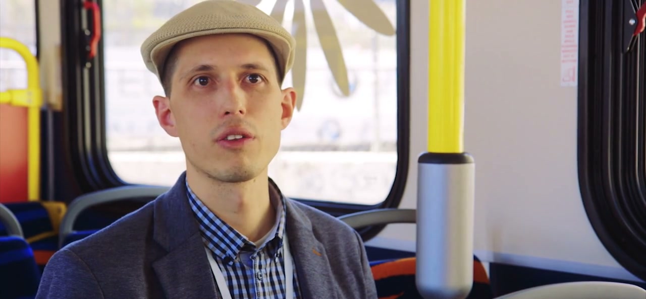 Interview aboard a BYD electric bus