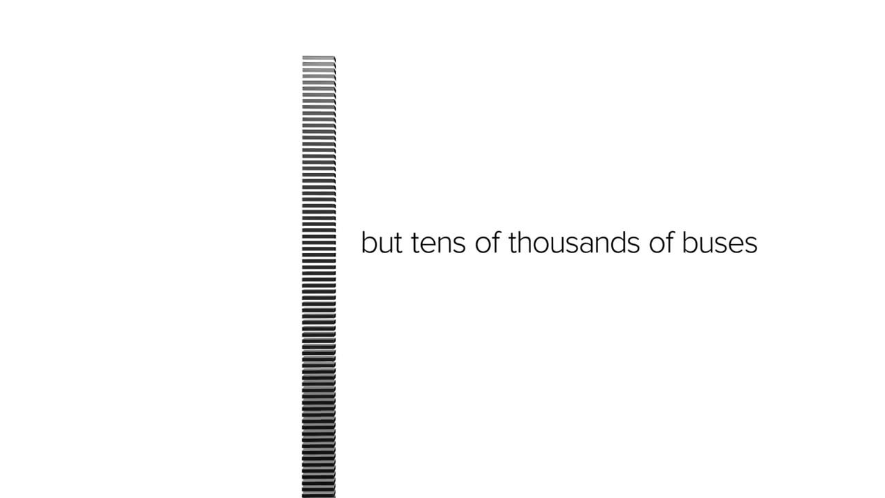 But tens of thousands of buses
