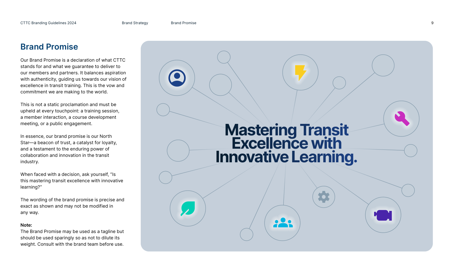 CTTC brand promise — Mastering Transit Excellence with Innovative Learning