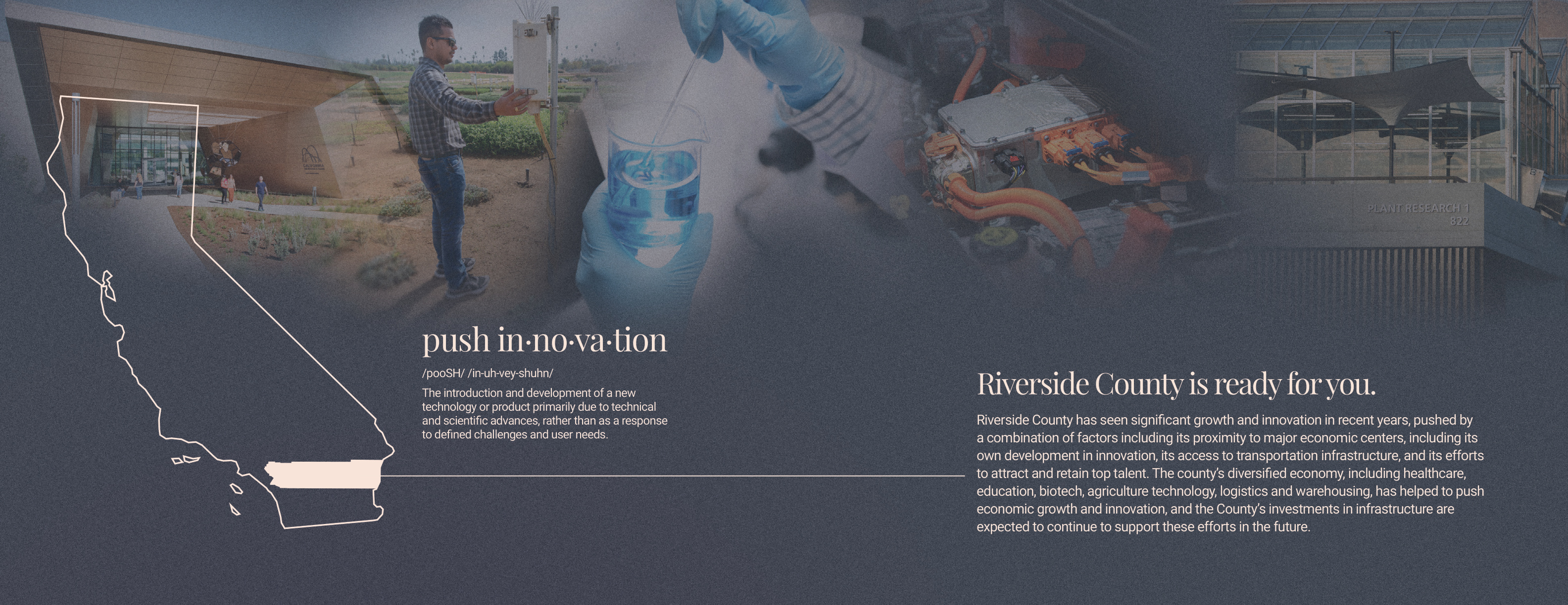 Riverside County is ready for you — opening spread on regional growth and innovation