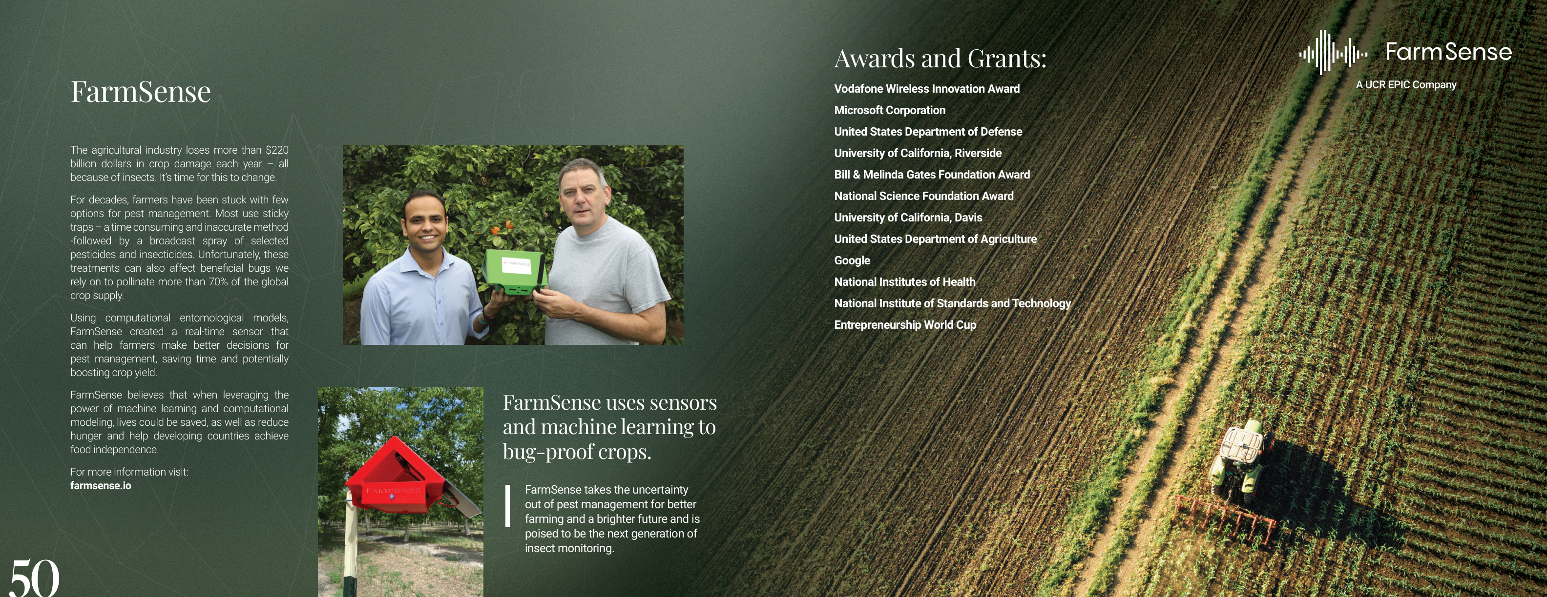 FarmSense — smart insect monitoring for agricultural pest management