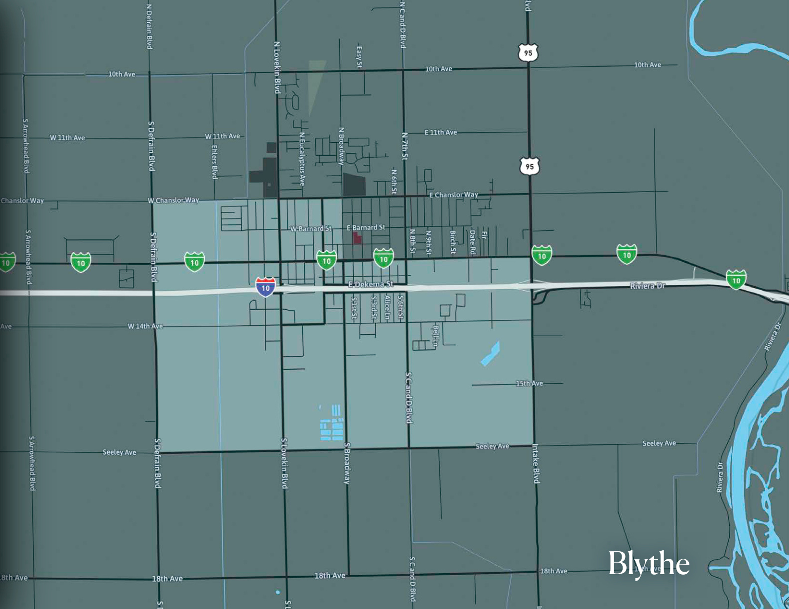 Blythe Opportunity Zone — Colorado River border community
