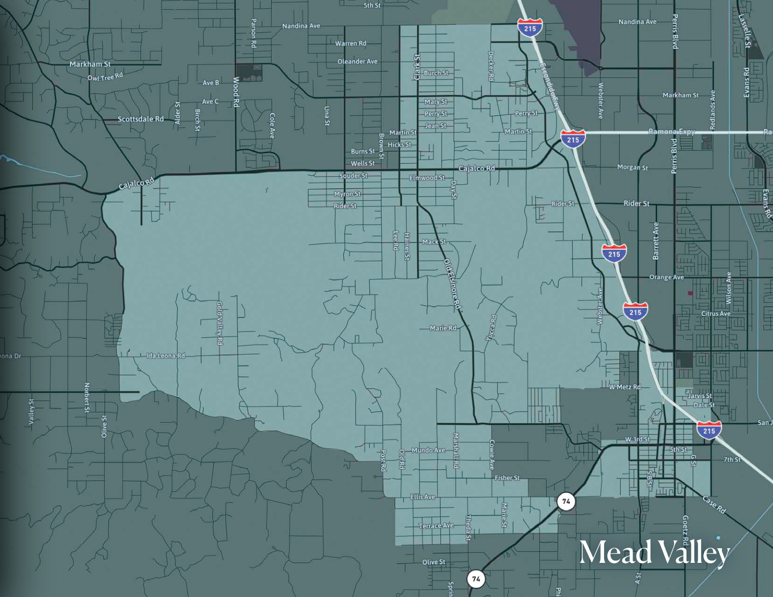 Mead Valley Opportunity Zone — logistics corridor west of Perris